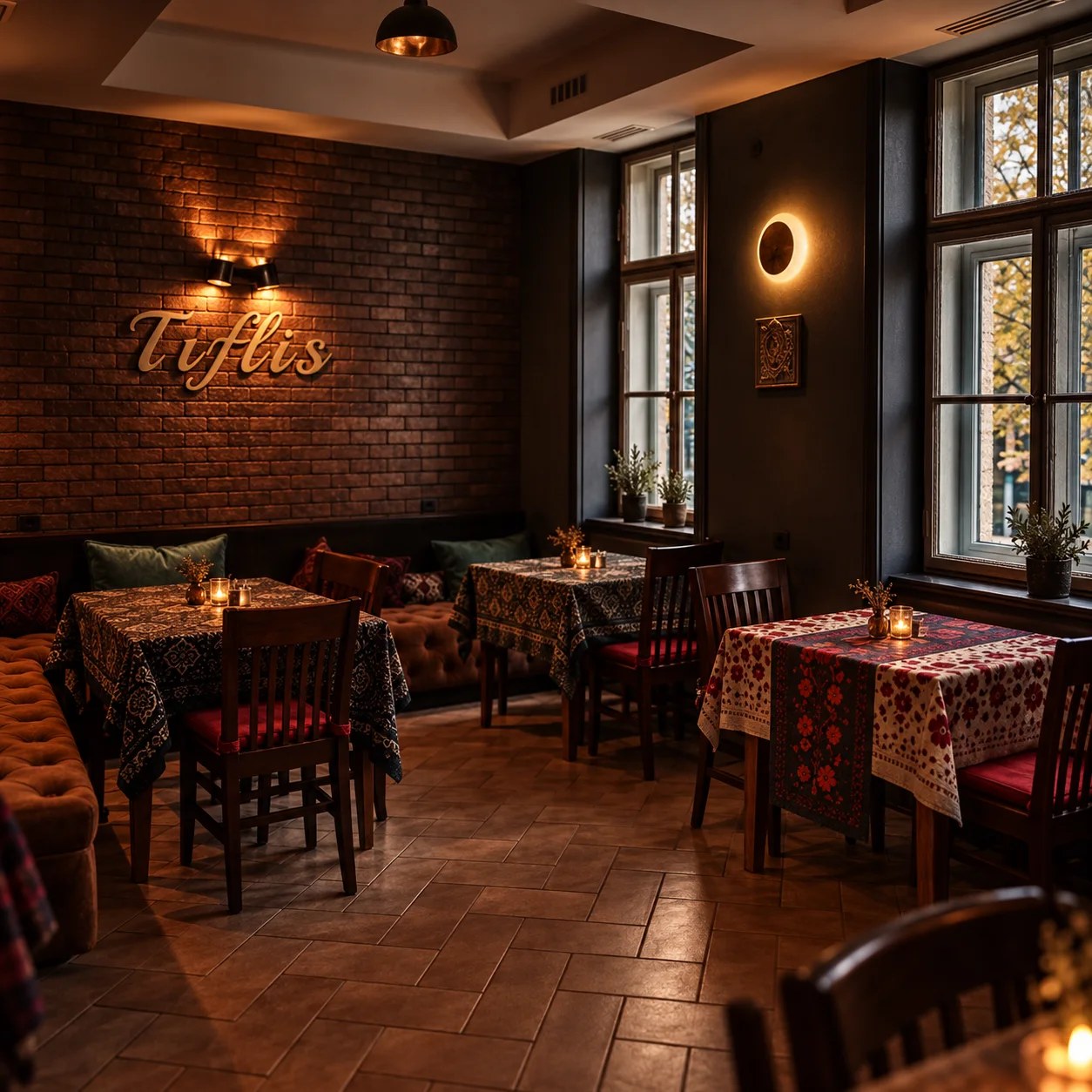 Tiflis restaurant atmosphere · 01